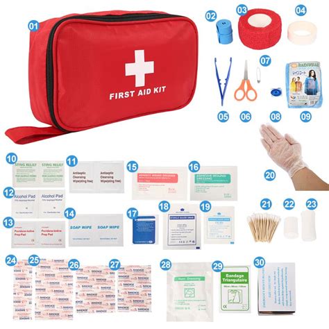 180 PCS First Aid Kit Set Emergency Kit Outdoor Car Family Medical Kit Medical Supplies | Shopee ...