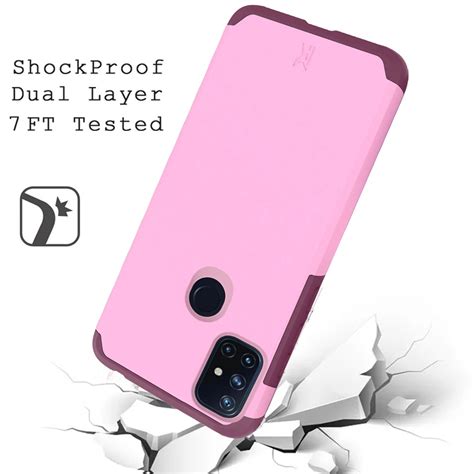 For OnePlus Nord N10 5G Case Slim Hybrid Dual Layer TPU Armor ...