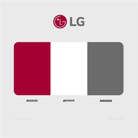 The LG Logo History, Evolution and color codes