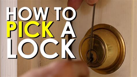 How to Pick a Lock | The Art of Manliness - YouTube