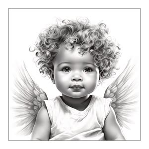 Baby Angels Grayscale Coloring Book (Grayscale Babies Coloring Books ...