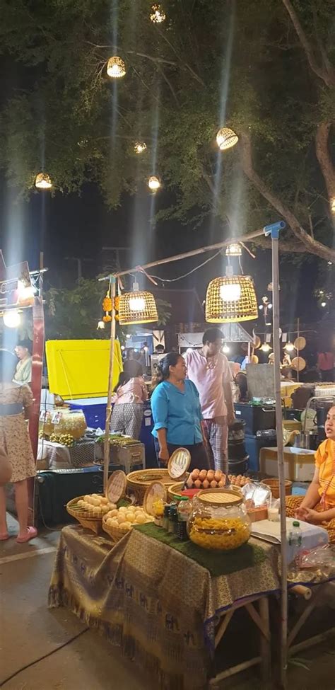 Ayutthaya Night Market, an attractive and impressive night market a...