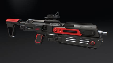 ST-W48 Blaster Carbine Star Wars - Download Free 3D model by Nodashii [ff8c596] - Sketchfab