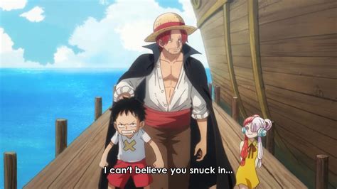 Luffy promises Shanks to take care of Uta || ONE PIECE 1030 - YouTube