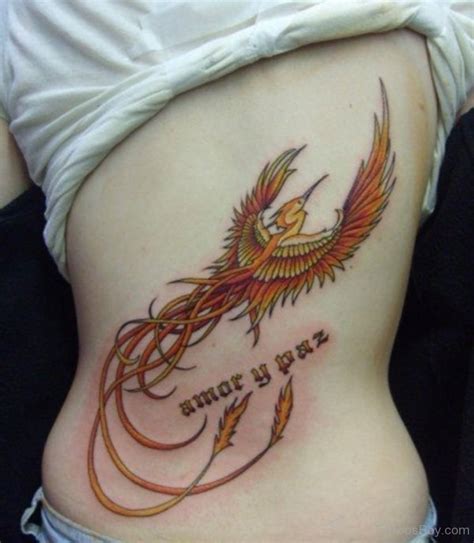 Phoenix Tattoo Design On Back - Tattoos Designs