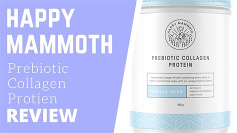 HAPPY MAMMOTH - Prebiotic Collagen Protein - 30 DAYS REVIEW - YouTube