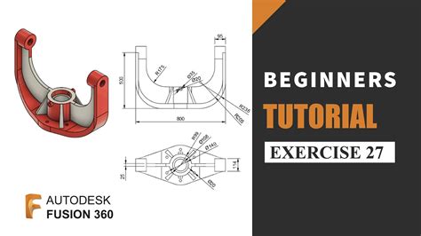 Autodesk Fusion 360 Tutorial for Beginners | Exercise 27 | Learn the ...