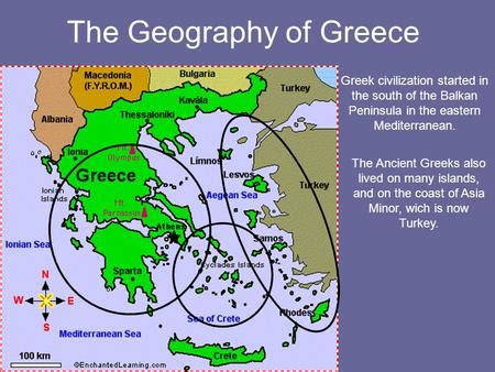 Ancient Greece Map Balkan Peninsula