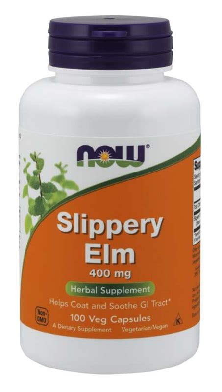 NOW Slippery Elm Capsules - Whiskers Holistic Petcare