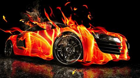 Car Explosion Wallpaper