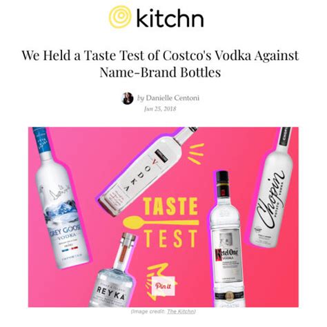 Shift Drinks — Costco Kirkland Vodka Review - Best Vodka Rankings...