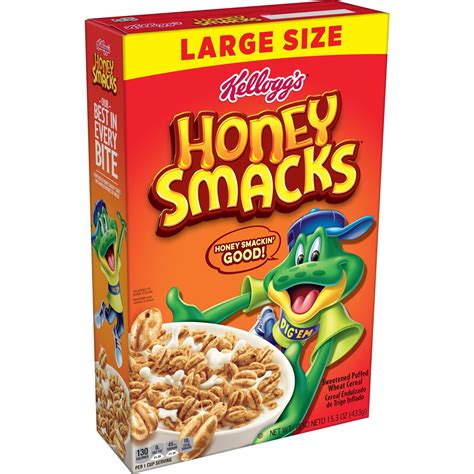 Kellogg's Honey-Smacks Breakfast Cereal - Shop Cereal at H-E-B