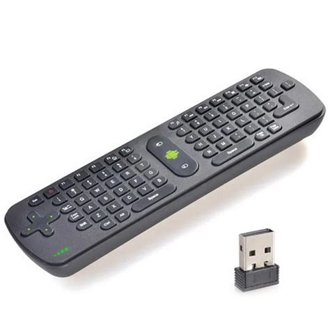 Measy RC11 2.4G Wireless Fly Air Mouse Keyboard Gyro Handheld Remote Control for Android TV BOX ...