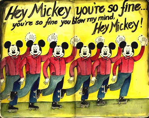 Bunny Mazhari The Overflow: Moleskine Pages- Hey Mickey