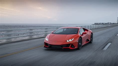 Download wallpaper 3840x2160 red car, lamborghini huracan, sportcar 4k ...