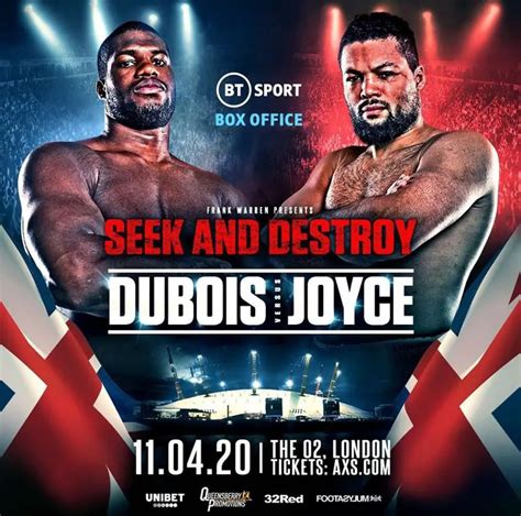 Dubois V Joyce Announced For April 11th At The 02 Arena In London ...