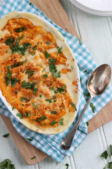 Sweet Potato Fish Pie with Salmon with Norwegian Salmon - Taming Twins