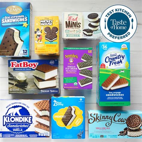 Taste Test: The Best Ice Cream Sandwich Brands to Fill Your Freezer