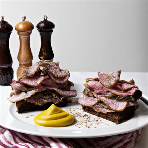 Corned Beef and Pumpernickel Sandwiches With Pickled Mustard – Recipe Wise