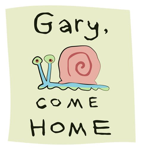 SpongeBob Gary, Come Home Sticker | Kawaii bricolage, Dessin, Peinture