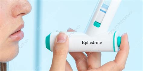 Ephedrine medical inhaler, conceptual image - Stock Image - F042/3944 - Science Photo Library