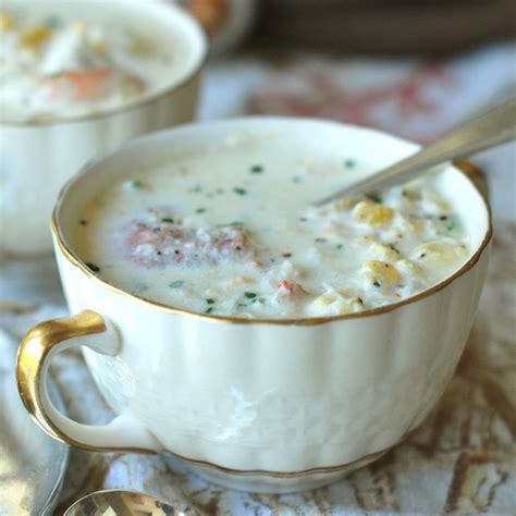 Corn, Crab and Shrimp Chowder Recipe - Andrew Zimmern