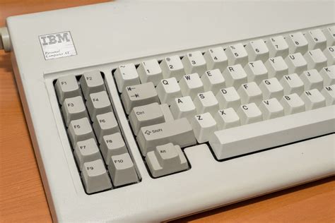 Original IBM PC AT Keyboard, Thoroughly Cleaned and ANSI Modified with ...