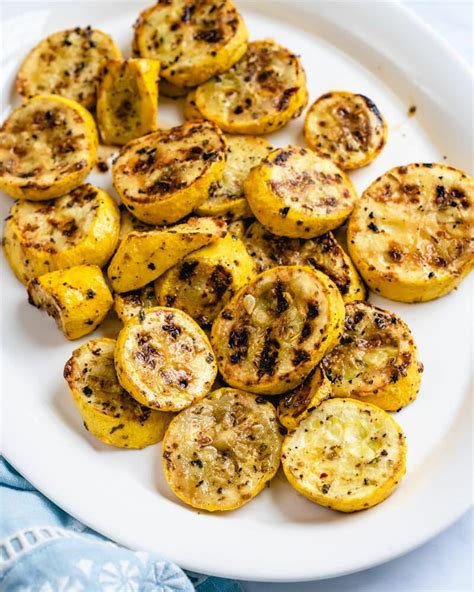 Grilled Squash (Perfectly Seasoned!) – A Couple Cooks