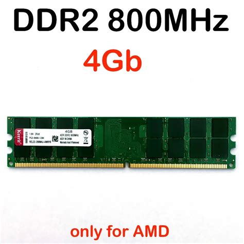 RAM DDR2 4Gb 800MHz ddr2 800 4gb Memory ddr2 4G / only for AMD / pc2 6400 memoria 4 Gb ram ...