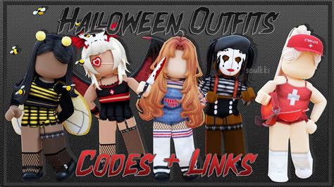 ROBLOX HALLOWEEN OUTFIT CODES + LINKS 🎃👻 | Halloween outfits, Creepy halloween costumes ...