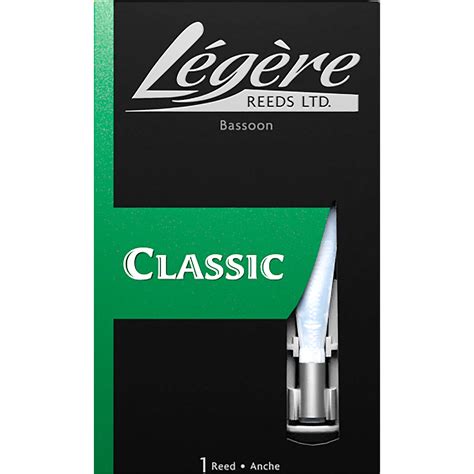 Legere Reeds Bassoon Synthetic Reed Medium Hard | Musician's Friend