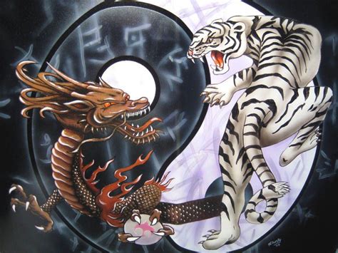 Tiger and Dragon Wallpapers - Top Free Tiger and Dragon Backgrounds ...