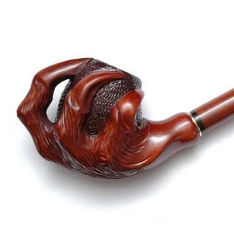 Wooden smoking pipe Handmade Wood carved smoking pipe Tobacco