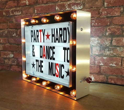 American style light box/light up marquee letter board