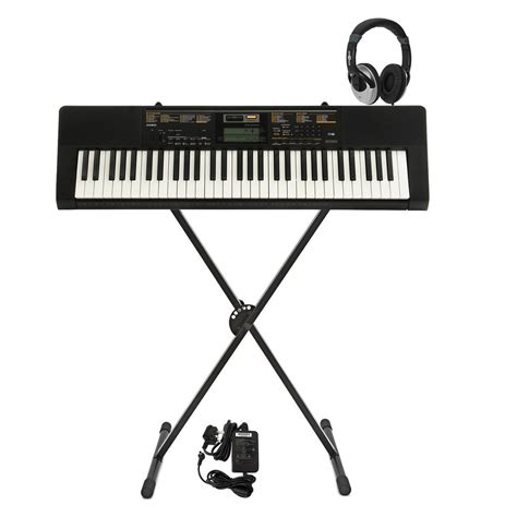 Casio CTK-2400 Portable Keyboard X Frame Bundle at Gear4music