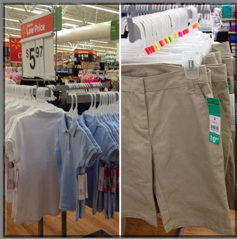 Walmart school uniform items on the floor, prices start at $5.97 | AL.com