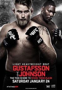 UFC on Fox: Gustafsson vs. Johnson - Wikipedia, the free encyclopedia