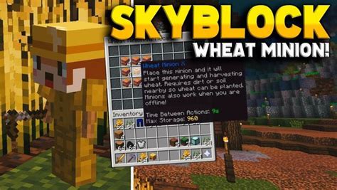 Wheat Minion in Hypixel Skyblock Minecraft - Ultimate Guide