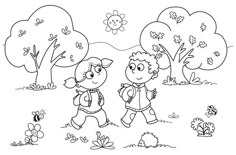 Free Printable Kindergarten Coloring Pages For Kids