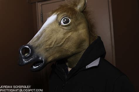 Photo Giant: Creepy Horse Mask