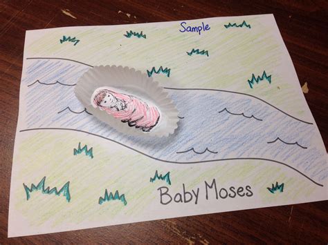 Baby Moses in basket craft for Toddlers. | Children's Ministry | Pinterest | Baby moses, Basket ...