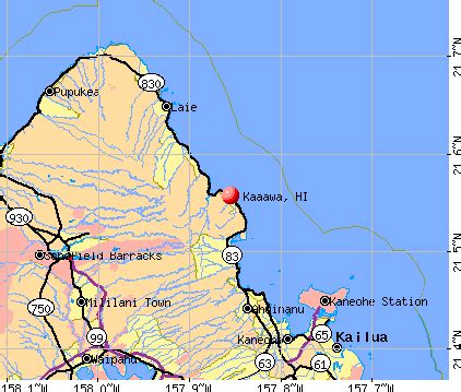 Kaaawa, Hawaii (HI 96730) profile: population, maps, real estate ...