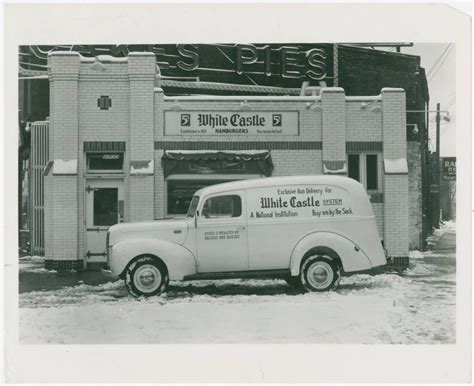 White Castle delivery truck for the Billings Bun Bakery. Located at 13011 Ford Rd. in Dearborn ...