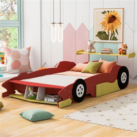 Mason & Marbles Gutha Car-shaped Storage Bed | Wayfair