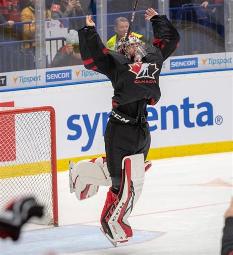 Prairie pride: Local coaches watch as Winnipeg goalie Joel Hofer leads ...