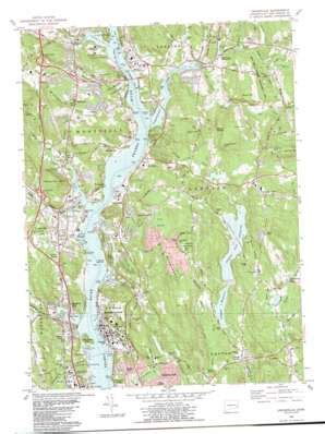 Uncasville topographic map 1:24,000 scale, Connecticut