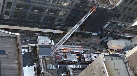 Aerial Footage From Scene of NYC Building Collapse