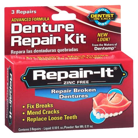 Dentist On Call Repair-It Denture Repair Kit | Walgreens