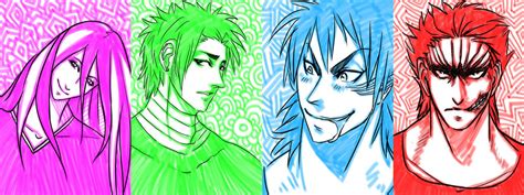 Four Heavenly Kings sketch by Zitaar on DeviantArt