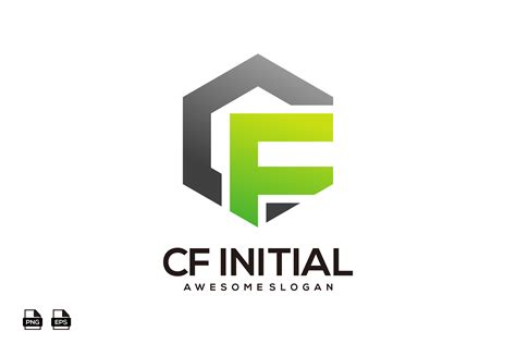 Cf Initial Logo Design Graphic by Daniramadhani522 · Creative Fabrica